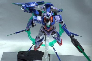 MG 1/100 Gundam 00 Qan[T] Full Saber: Modeled By Enterprise ...