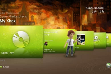 There's Now A Braid Dashboard Theme On The Xbox 360 Game ...