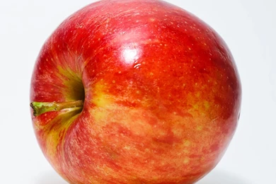 Red Apple On White Backgrounds