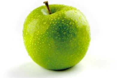 Apple Isolated On White Backgrounds Photo