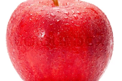 Red Apple Isolated On White Backgrounds Stock Photo