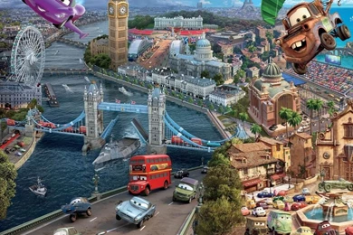 Download Cars 2 Movie Mix Wallpapers For iPad 2