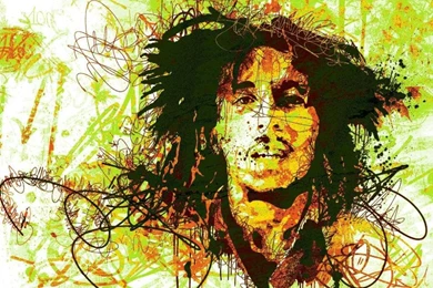 Hot Sale Bob Marley Colorful Lines Poster Custom Wallpapers Home ...