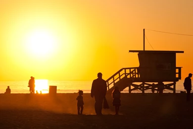 Photo: Sunset In Santa Monica
