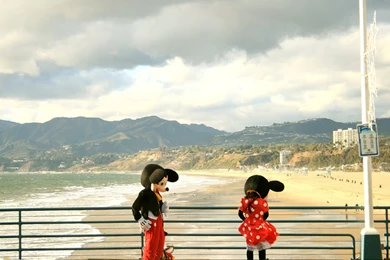 Mickey And Minnie, Santa Monica Pier, California
