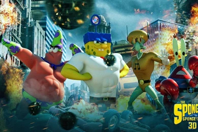 2 New Movie CLIPS Of 'The SpongeBob Movie   Sponge Out Of Water ...