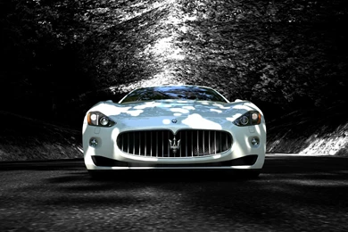 White Maserati Granturismo Wallpapers