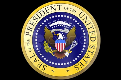 Presidential Seal 01 W/ Alpha (30Fps) Stock Video 320629
