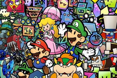 Wallpaper: Super Paper Mario By DaBlackBlur On DeviantArt