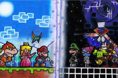Super Paper Mario Invitation By Italian 223 On DeviantArt