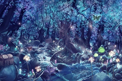 Artwork Fantasy Magical Art Forest Tree Landscape Nature Magic ...