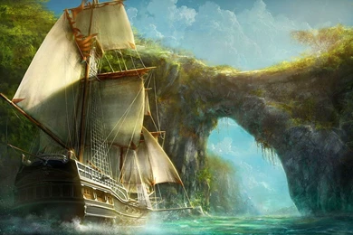 HD Magical Ship Wallpapers Stunning View Nature Photos