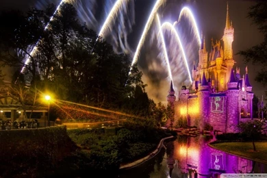 Magical Disney Fireworks Show HD Desktop Wallpapers : High ...