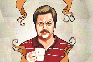 Ron Swanson Final By Moriartee On DeviantArt