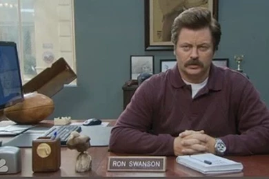 Watch Ron Swanson Reveal His Secret Bacon Hiding Spots   Eater