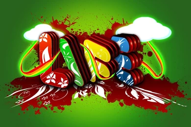 Artistic Wallpapers Graffiti 3d