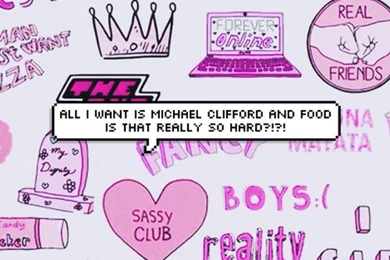 Michael Clifford Speech Bubble iPhone Wallpapers By Summerblues ...