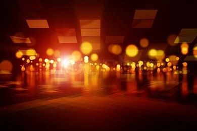 Abstract Backgrounds   Bright Glowing Orange Lights Stock Photo