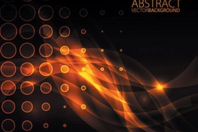 Orange Abstract Backgrounds Vector