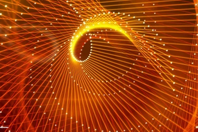 Orange Abstract Lines Wallpapers 1/15