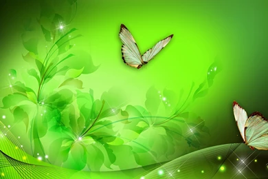 Green Flower Wallpapers   Wallpapers Zone