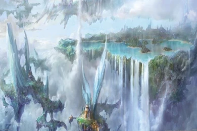 Final Fantasy Floating Island HD Wallpaper,fantasy HD Wallpapers ...