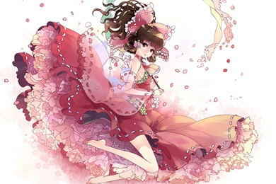 Hakurei Reimu Art Wallpapers