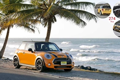 2015 MINI Cooper S (Yellow)   Front