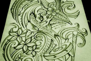 Polynesian Art. Samoan Tribal.