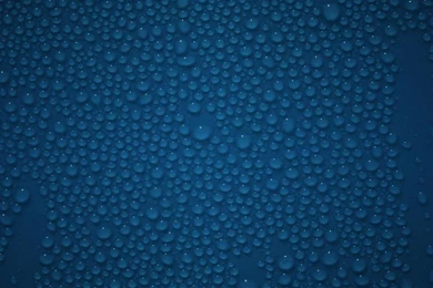 Blue Water Drops iPad Wallpapers