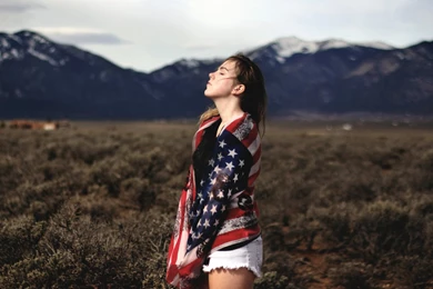 Girl Wear American Flag Wallpapers – Free Full Hd Wallpapers For ...