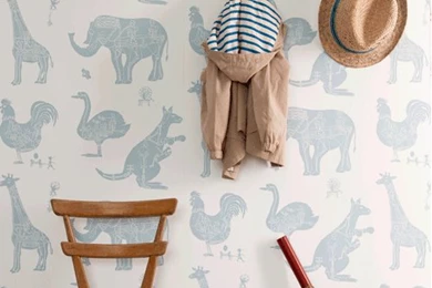 White Blue Machine Animal Wallpapers For Children