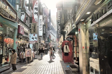 Seoul Night Wallpapers   Wallpaper.