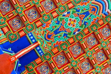 Autumn Leaves At Gyeongbok Palace, Seoul, South Korea   Delicious ...