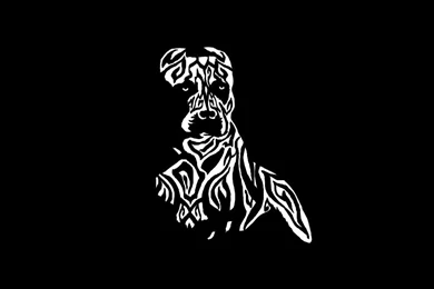 Wallpapers Pitbull Tribal Tattoo 1024x768