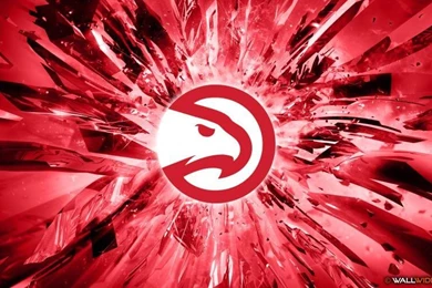 Atlanta Hawks 2015 Logo Basketball 4K Wallpapers