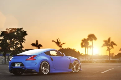 Sunset Blue Nissan 370z Wallpapers