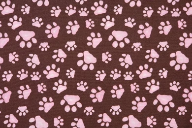 Paw Print : Cute Puppy Dog Paw Prints Hot Pink Black. Paw Prints ...