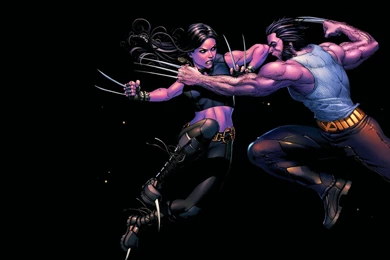 Cartoon For X Men Wolverine Fighting Desktop HD Wallpapers ...