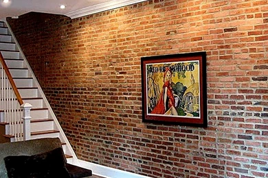 Faux Brick Wallpaper. Dark Brown Faux Marble Wallpaper. Faux Brick ...