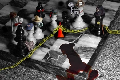 CRIME SCENE WALLPAPER   (