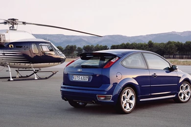 Ford Focus ST Back View Blue Wallpapers » Holy Drift   HD Car ...