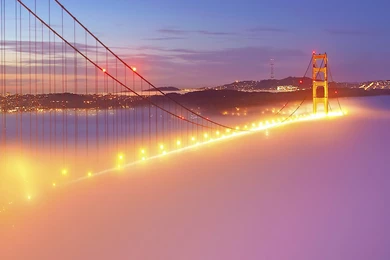 San Francisco Golden Gate Bridge Fog Android Wallpapers Free Download
