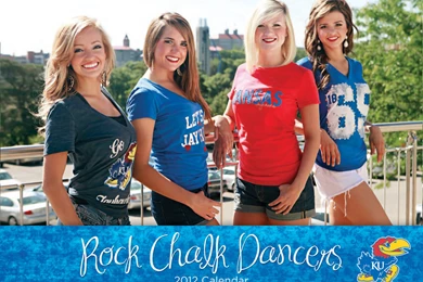 University Of Kansas Athletics   2012 Rock Chalk Dancers Calendars ...
