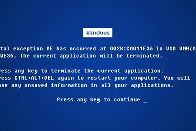 Download Wallpapers 3840x1200 Error, Windows, Bug, Blue Screen ...