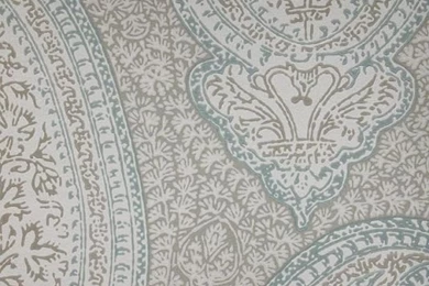 Kashmir Wallpapers Large Paisley Design Wallpapers In Blue, Brown ...