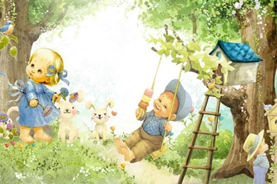 Forest Scene Wallpapers   (