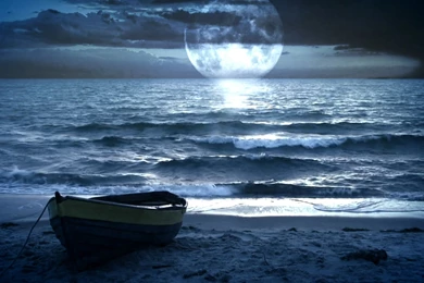 Beach Beautiful Night Wallpapers, Beach Pictures And Images