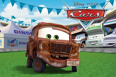 Fred The Rusty Car From Pixar's Cars Movie Desktop Wallpapers