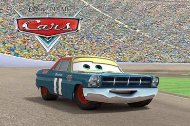 Mario Andretti Race Car From Pixar's Cars Movie Desktop Wallpapers